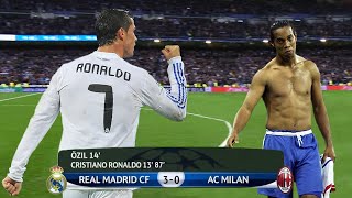 Ronaldinho had nightmares after Cristiano Ronaldos performance in this match [upl. by Reitrac]