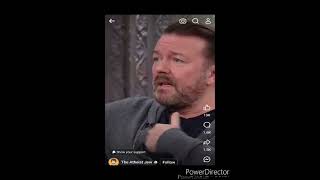 Ricky Gervais is a hypocrite as an atheist [upl. by Enytsirhc]