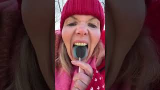 LEVELUPSHORTS SHORT ASMR CANDY eatingsounds CRINGE OHIO MUKBANG EATING LOLIPOP MOUTH [upl. by Emoraj]