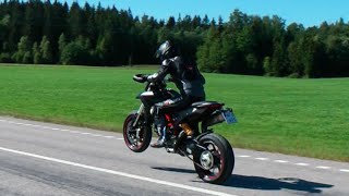 Ducati Hypermotard 821 Termignoni Exhaust  Soundcheck HD [upl. by Ainiger435]