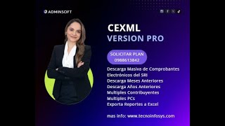 CEXMLPRO DESCARGA MASIVA DE COMPROBANTES ELECTRONICOS DE LA PAGINA DEL SRI [upl. by Bywaters]