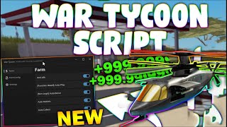 NEW War Tycoon Script PASTEBIN 2024 AUTOFARM AUTO REBIRTH AUTO PLAY [upl. by Sanalda1]