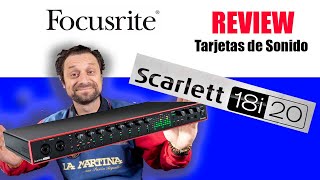 REVIEW FOCUSRITE SCARLETT 18i20 3GEN EN ESPAÑOL [upl. by Annawek]