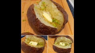 Air Fryer Baked Potato  How to make Baked Potato in the Air Fryer [upl. by Endres464]