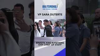 VP Sara binisita si OVP chief of staff Atty Zuleika Lopez na nakadetain sa Kamara  Balitanghali [upl. by Guntar43]