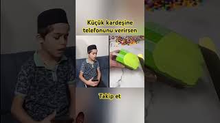 Küçük kardeş farkı 😀 [upl. by Vivl]