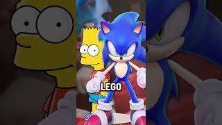 DID YOU KNOW Sonic the Hedgehog in THE SIMPSONS shorts [upl. by Ahsilrak]