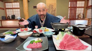 Staying at a Traditional Japanese Inn  Ryokan and Japanese Food Feast [upl. by Bashee]