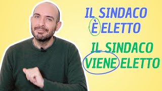 La forma passiva con VENIRE in italiano  Impara litaliano con Francesco [upl. by Anaeda]