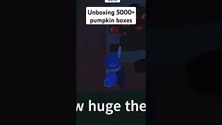 Unboxing 5000 pumpkin boxes in Lumber Tycoon 2 roblox [upl. by Berni992]