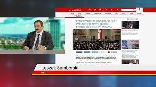 Leszek Samborski Ludzie się zorientowali że propozycja Kukiz15 do niczego nie zmierza [upl. by Aenotna]