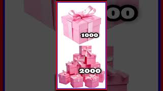 choose your lucky gift 🎁 gift viral  1000 vs 2000 [upl. by Rey256]