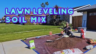 Best Soil Mix For Lawn Leveling IVE Ever Used [upl. by Eleanore]