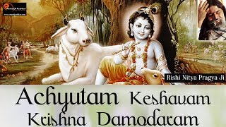 Achyutam Keshavam Krishna Damodaram  Krishna Bhajan By Nitya Pragya Ji  Devotional Song  Hinduism [upl. by Nnyw]