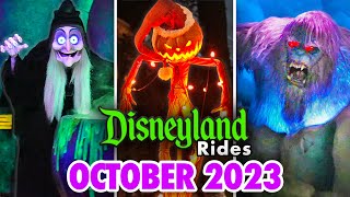 Disneyland Rides  October 2023 POVs 4K 60FPS [upl. by Soloman]