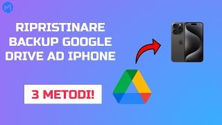 📱 Come Ripristinare il Backup di WhatsApp da Google Drive su iPhone [upl. by Resaec]