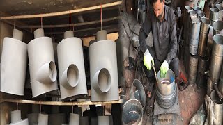 Process of making 8X8 Truck Air Cleaner  Mass production of Air Filters [upl. by Burnie]