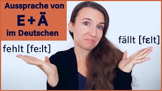 3 Lektion 3 der Laut E versus Ä  Lange und kurze Vokale  Deutsche Aussprache verbessern [upl. by Palocz]