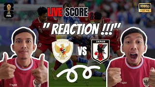 INDONESIA vs JEPANG Qualification World Cup  LIVE Score amp Reaction indonesia bobotoh worldcup [upl. by Mariam]