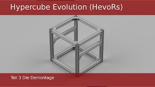 Hypercube Evolution Rail System HevoRS auf MGN12 Teil 3 Die Demontage  3DDrucker [upl. by Alarice]