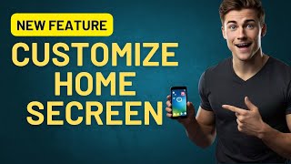 How to customize iPhone home screen ios 18 [upl. by Neill]