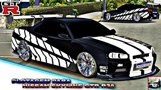 PLOTAGEM FÁCIL PARA NISSAN SKYLINE GTR R34 car parking multiplayer [upl. by Rudman790]