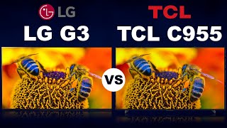 LG G3 OLED Evoquot OLED TV vs TCL C955 mini LEDquot LCD TV  LG VS TCL [upl. by Hopkins]