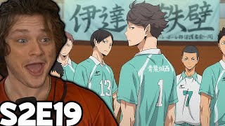 OIKAWA DESTROYS DATE KO  Haikyu Season 2 Episode 19 Reaction [upl. by Hurless86]