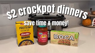 1 CROCKPOT DINNERS Healthy Fall Crockpot Recipes  Extreme Budget HEALTHY Recipes [upl. by Donielle]