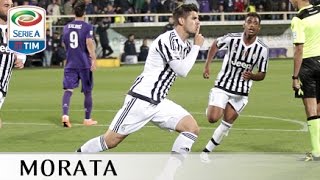 Il gol di Morata  Fiorentina  Juventus 12  Giornata 35  Serie A TIM 201516 [upl. by Ettesus]