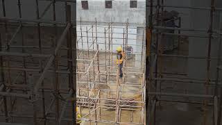 Install structure of scaffolding for support beam Formwork [upl. by Danas750]