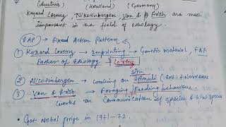 Ethology amp their branchesethology behaviour humanbehavior alkaranigupta8791 zoologynotes [upl. by Ban]