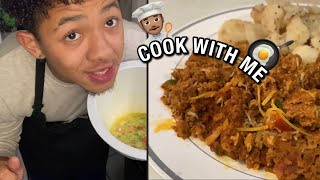 HOW TO MAKE CHORIZO WITH EGGS😌 COOK WITH ME [upl. by Hackney100]