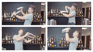 Cocktail Shaking Techniques Different styles [upl. by Aicileb]