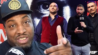 DEAN WHYTE ON TONY BELLEW SAYING TYSON FURY HAS A PUNCHERS CHANCE VS USYK BETERBIEVBIVOL WILDER [upl. by Colver]