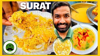 Zabardast Surati Breakfast  Khawsa  Aloo Puri amp More  Veggie Paaji [upl. by Patterman95]