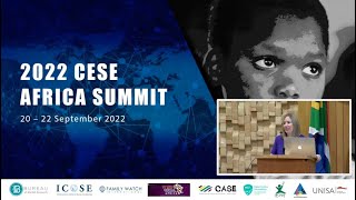 CESE Africa Summit 2022 Sharon Slater on CSE [upl. by Ppik]