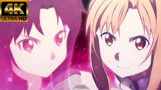 Asuna vs Poh 4K Ending  Sword Art Online Alicization [upl. by Hirz]