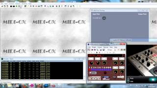 midiox test signal midi [upl. by Arline]