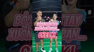 BỎ 1 NGÓN TAY XUỐNG  CHECK  Phần 4 badminton vnb caulong shortsvideo shorts [upl. by Wilona]