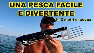 pesca con la fiocina in 2 metri di acqua [upl. by Eyssej]