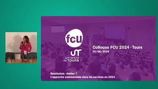 Colloque FCU 2024  Atelier 180s [upl. by Milstone]