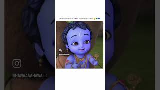 Little Krishna 🥰❤️ subscribe trending whatsappstatus littlekrishna [upl. by Thisbee]