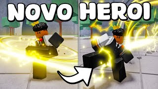 NOVO HEROI INSANO CHEGOU NO THE STRONGEST BATTLEGROUND CONCEPTS ROBLOX [upl. by Aneen]