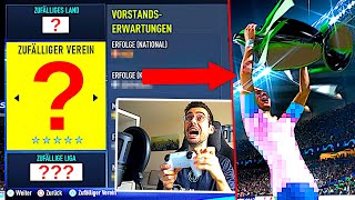 FIFA 22  ZUFALL BESTIMMT MEINEN STG VEREIN  🔮😳 Zufälliger Verein Sprint To Glory [upl. by Enytsirk]