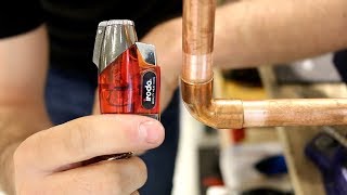 Can you SOLDER a copper joint with a 5 MINITORCH  GOT2LEARN [upl. by Salokcin]