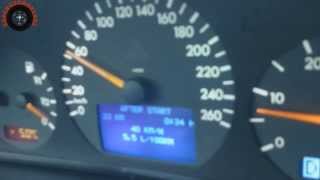 MercedesBenz W210 E270 CDI Fuel Consumption [upl. by Lester682]