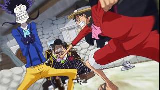 Luffy Punches Caesars Heart  One Piece [upl. by Oppen808]