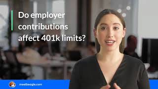 Do employer contributions affect 401k limits [upl. by Florinda409]