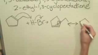 Electrophilic Addition Reactions with Conjugated Dienes [upl. by Carbo667]